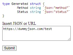 Thumbnail of Json2Go